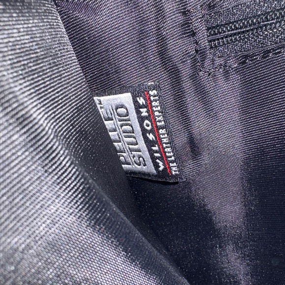 Red & Black (real LEATHER/FUR) Mini Tote Bag - Picture 8 of 9